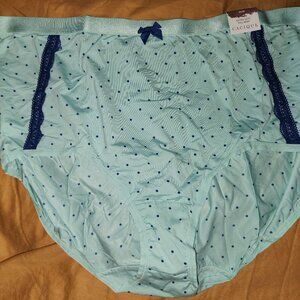 Cacique Lane Bryant Extra Soft Full Brief Polka Dot Plus Size 26/28